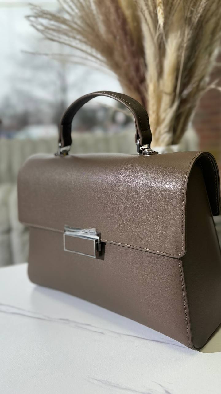 Luxury Leather Bag “Imperial” with a Long Strap