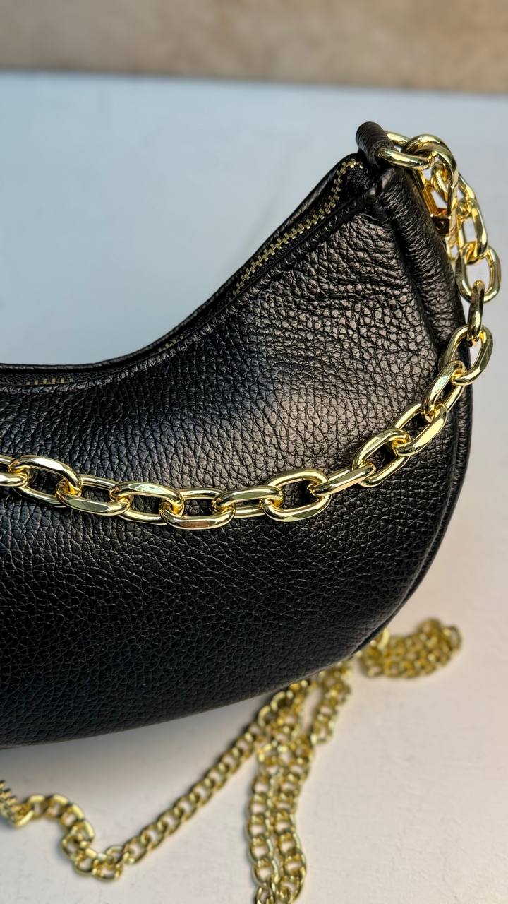 “Graceful Chain” - Genuine Leather Bag