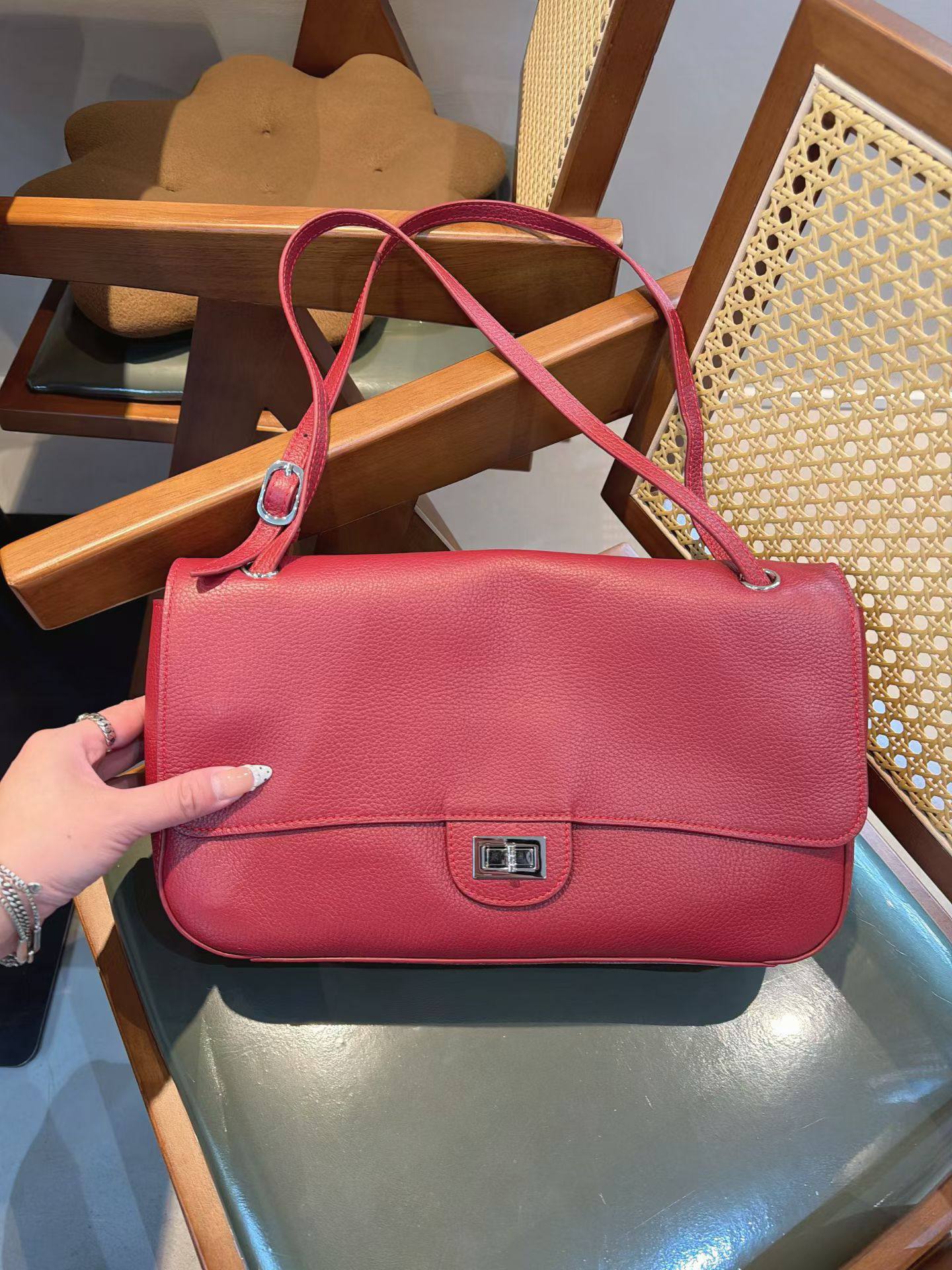 Pre-order. Bellissima Duo — Genuine Leather Shoulder Bag
