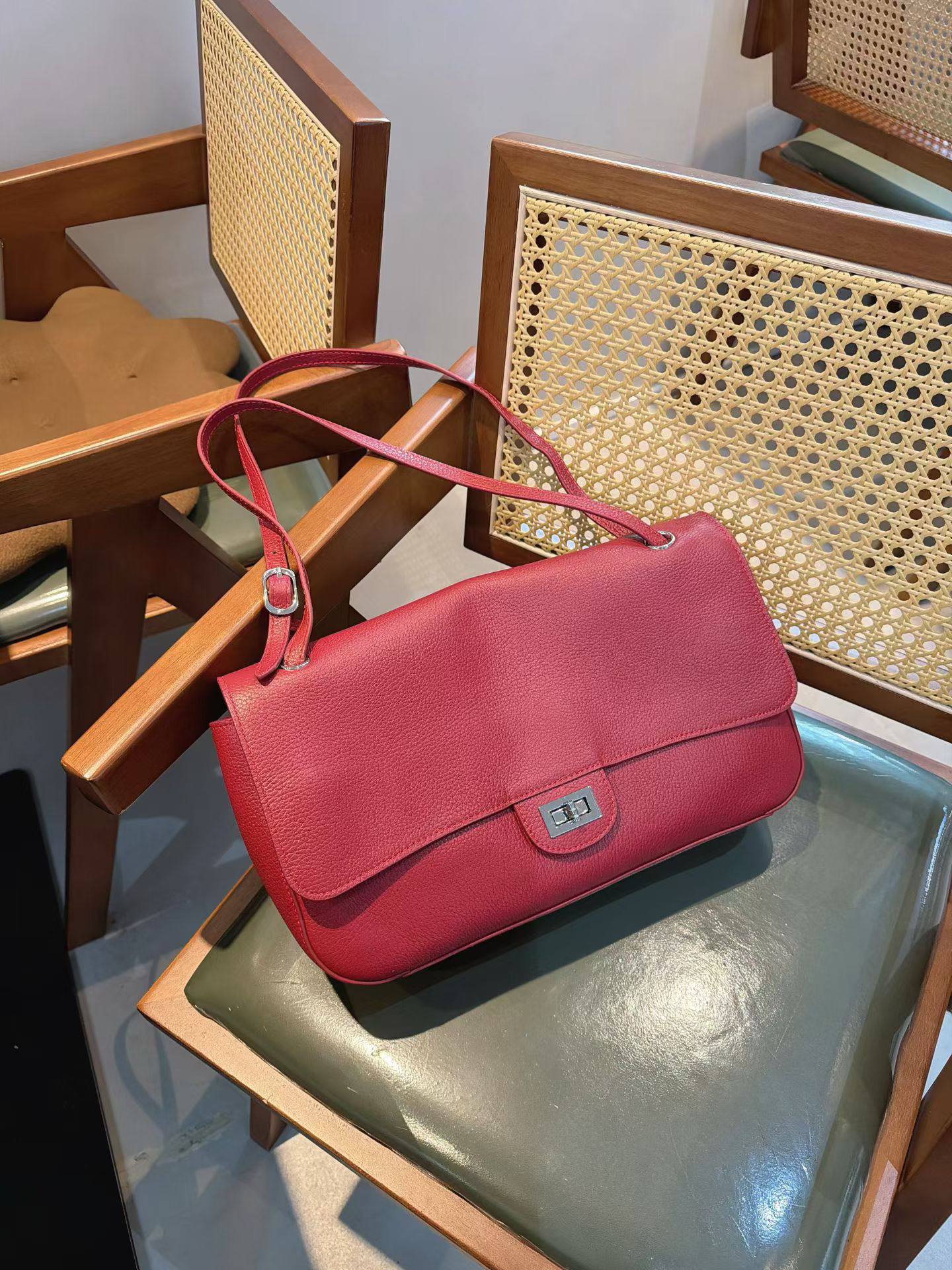 Pre-order. Bellissima Duo — Genuine Leather Shoulder Bag