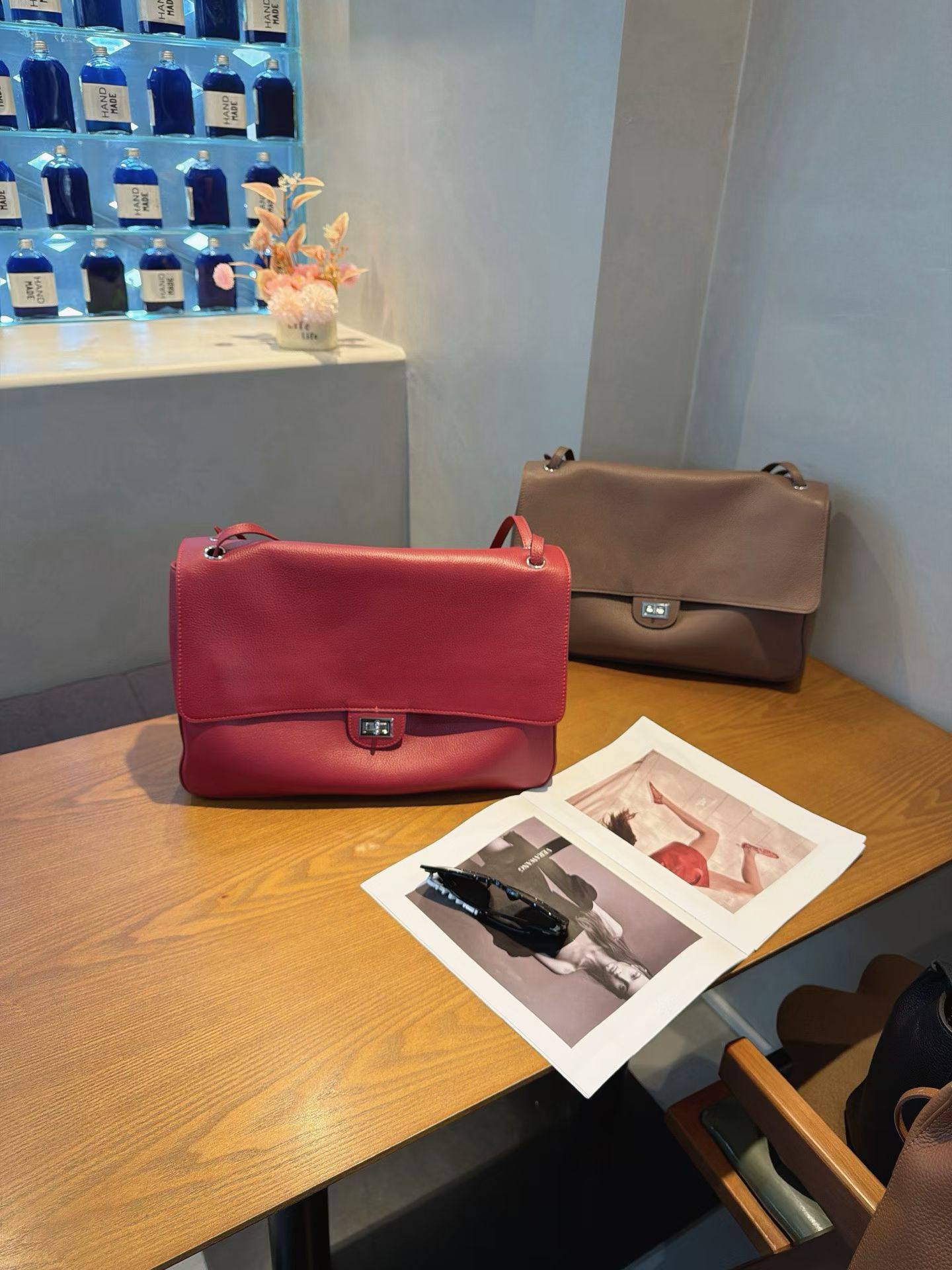 Pre-order. Bellissima Duo — Genuine Leather Shoulder Bag