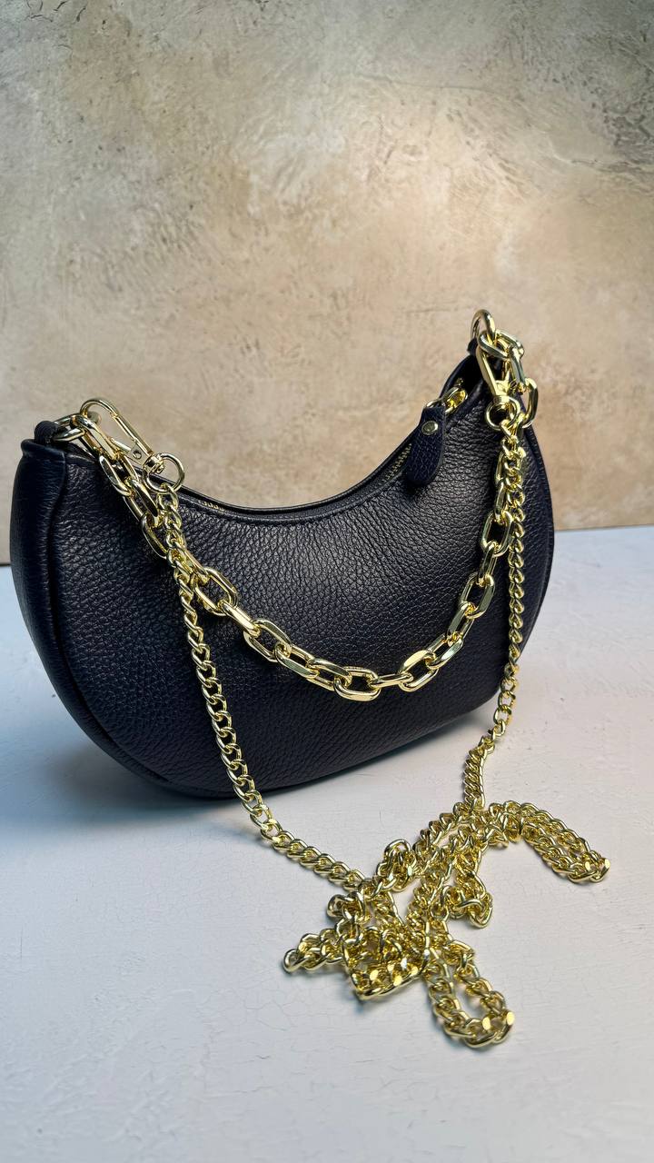“Graceful Chain” - Genuine Leather Bag