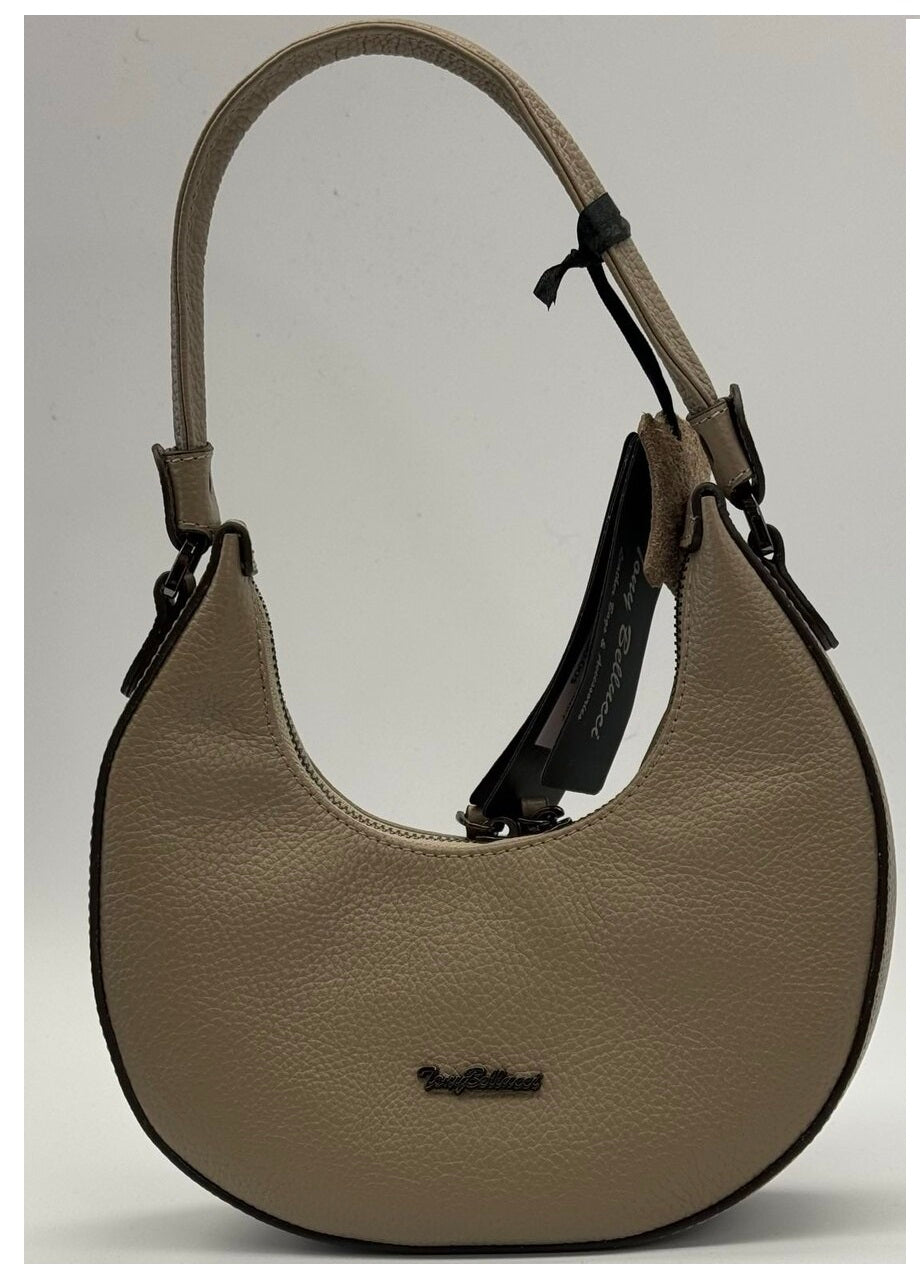 Moonlight Chic – Genuine Pebbled Leather Bag by Tony Bellucci