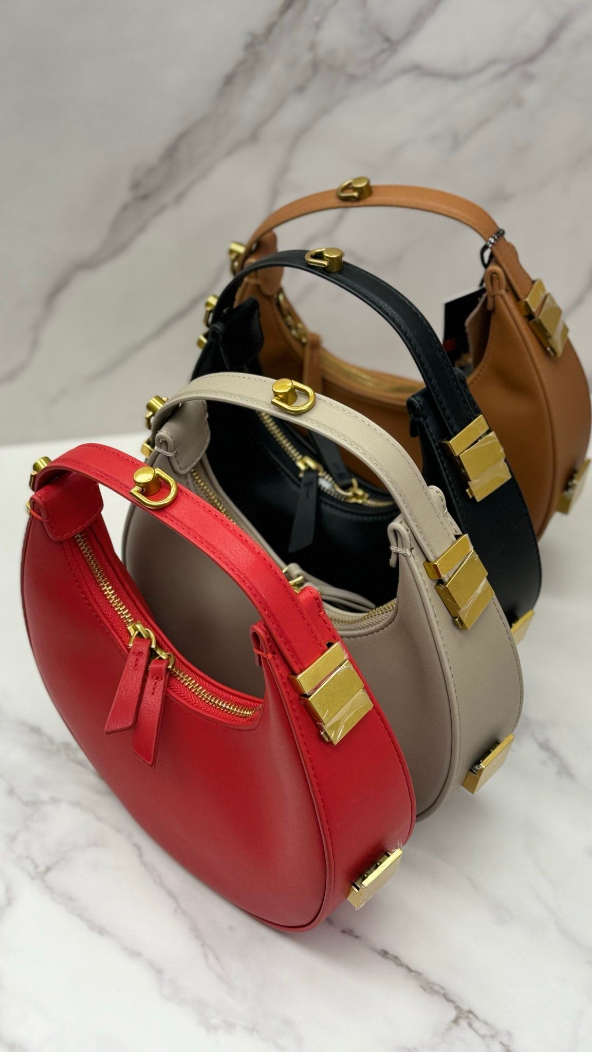 Luna Eleganza – Genuine Leather Handbag. Italy