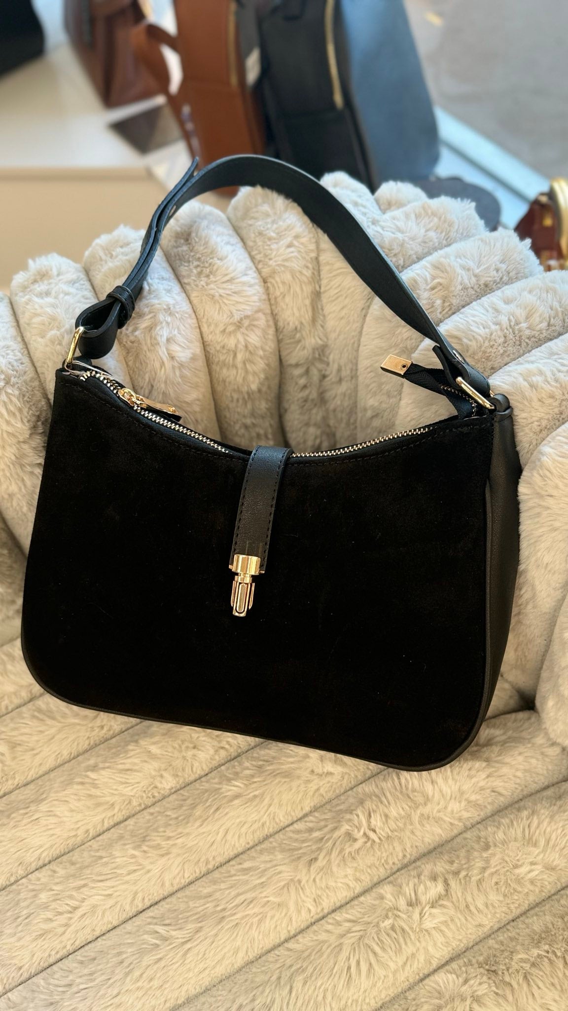 Stylish Everyday Suede Bag
