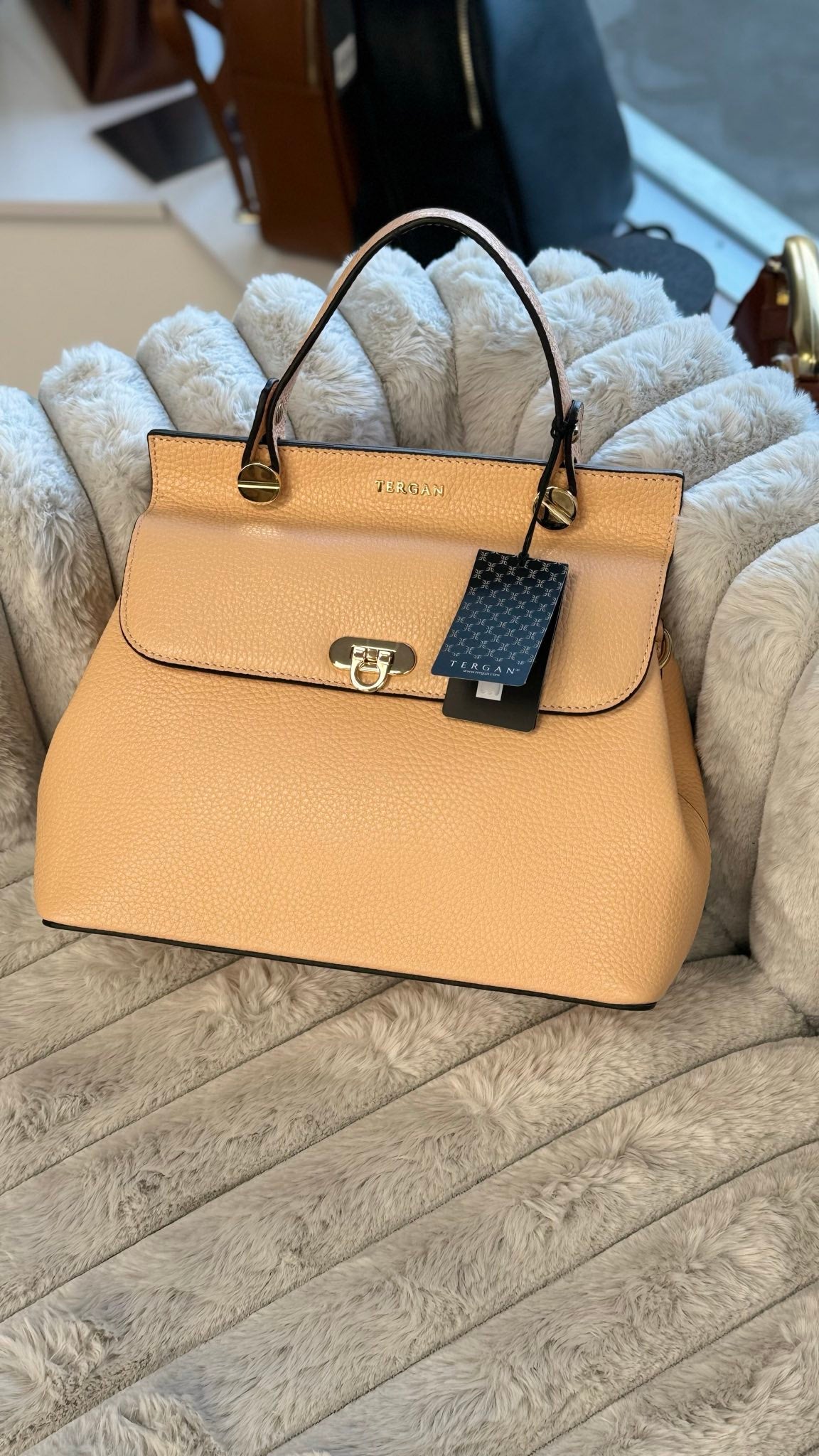Stylish Leather Bag by Turkish Brand TERGAN