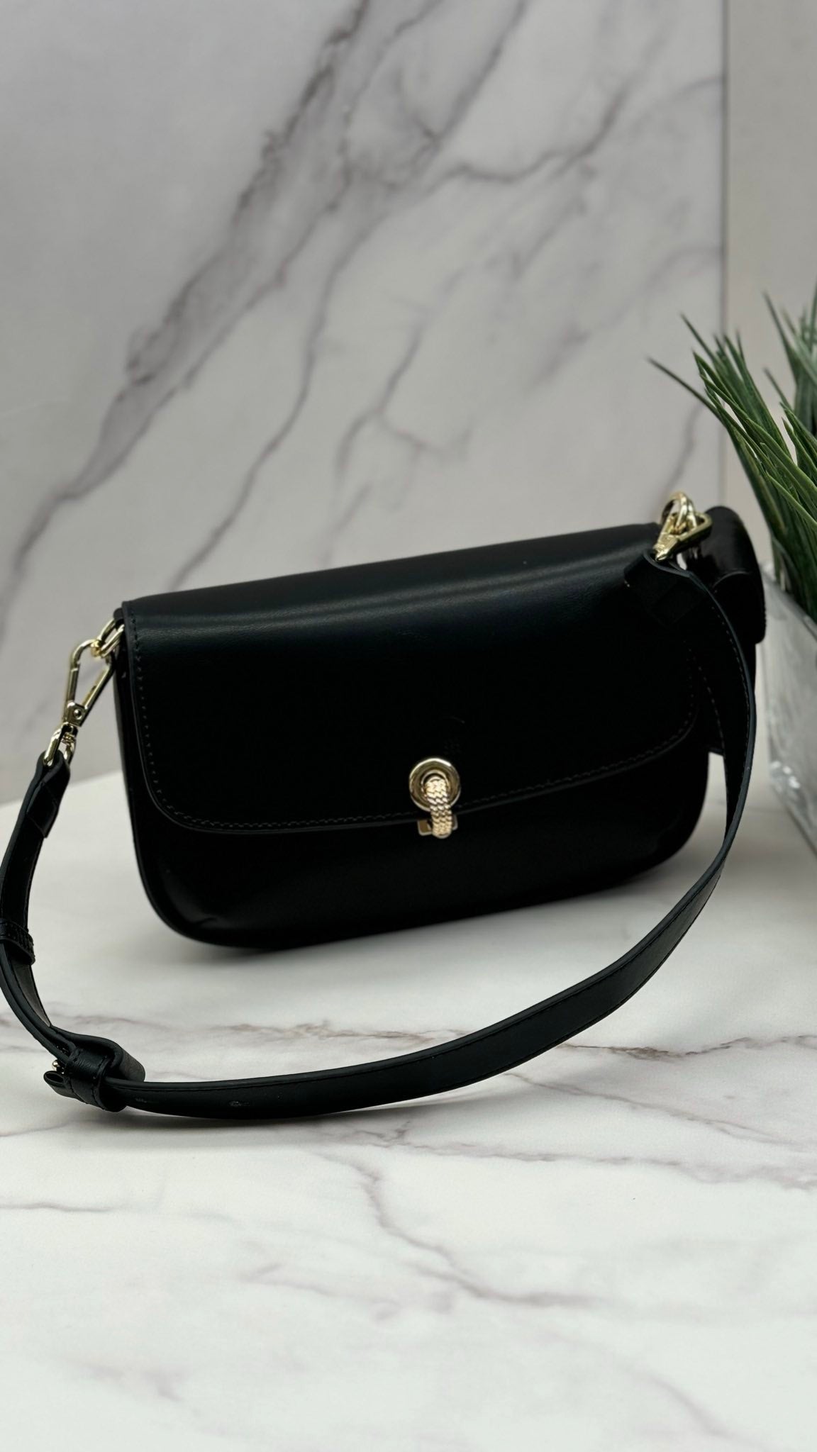 “Elegance” — Classic Genuine Leather Bag